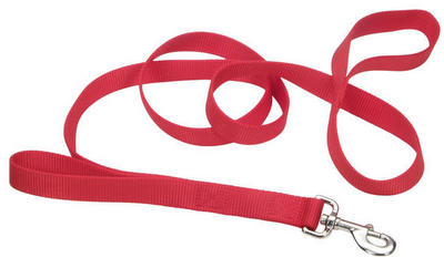 [CA906H RED] COASTAL Loops Lead w/handle 6'x1 Red