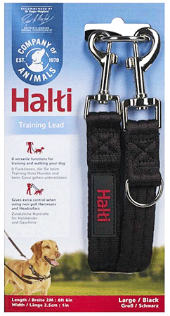 [COA14320] COMPANY OF ANIMALS Halti Training Leash L Black