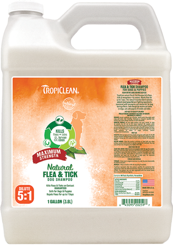 [TC20259] TROPICLEAN Natural Flea & Tick Shampoo Maximum Strength Gallon