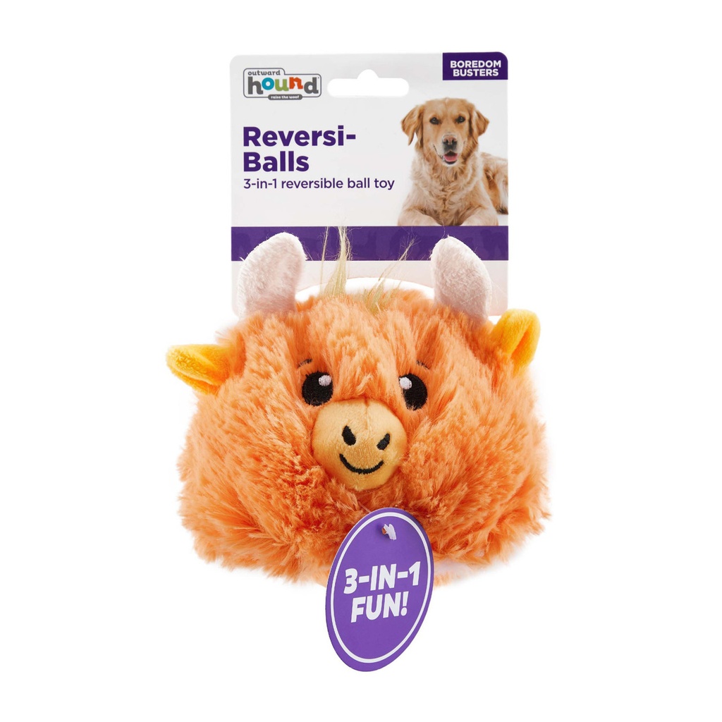 OUTWARD HOUND Reversi-Balls Spike Ball Orange Yak