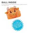 OUTWARD HOUND Reversi-Balls Spike Ball Orange Yak