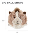 OUTWARD HOUND Jumbros Grunting Ball Brown Guinea Pig