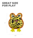 OUTWARD HOUND Xtreme Seamz Yellow Dart Frog Medium