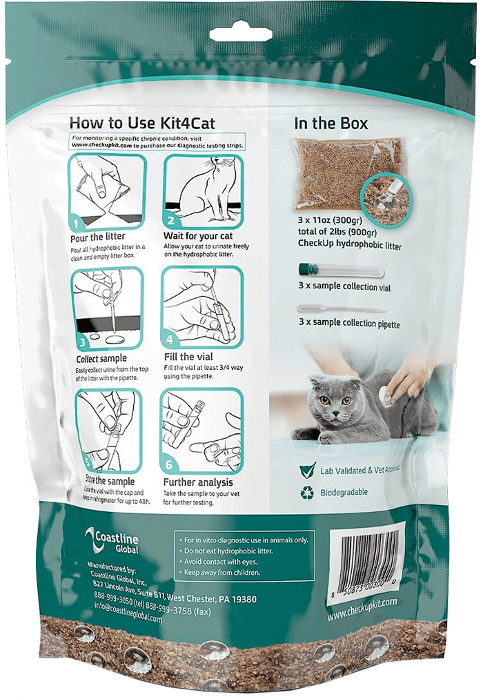 CHECK UP Kit4Cat Cat Urine Sample Collection Kit