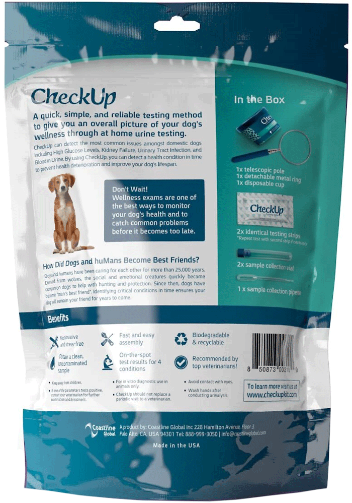 CHECK UP Home Wellness Kit - Dog