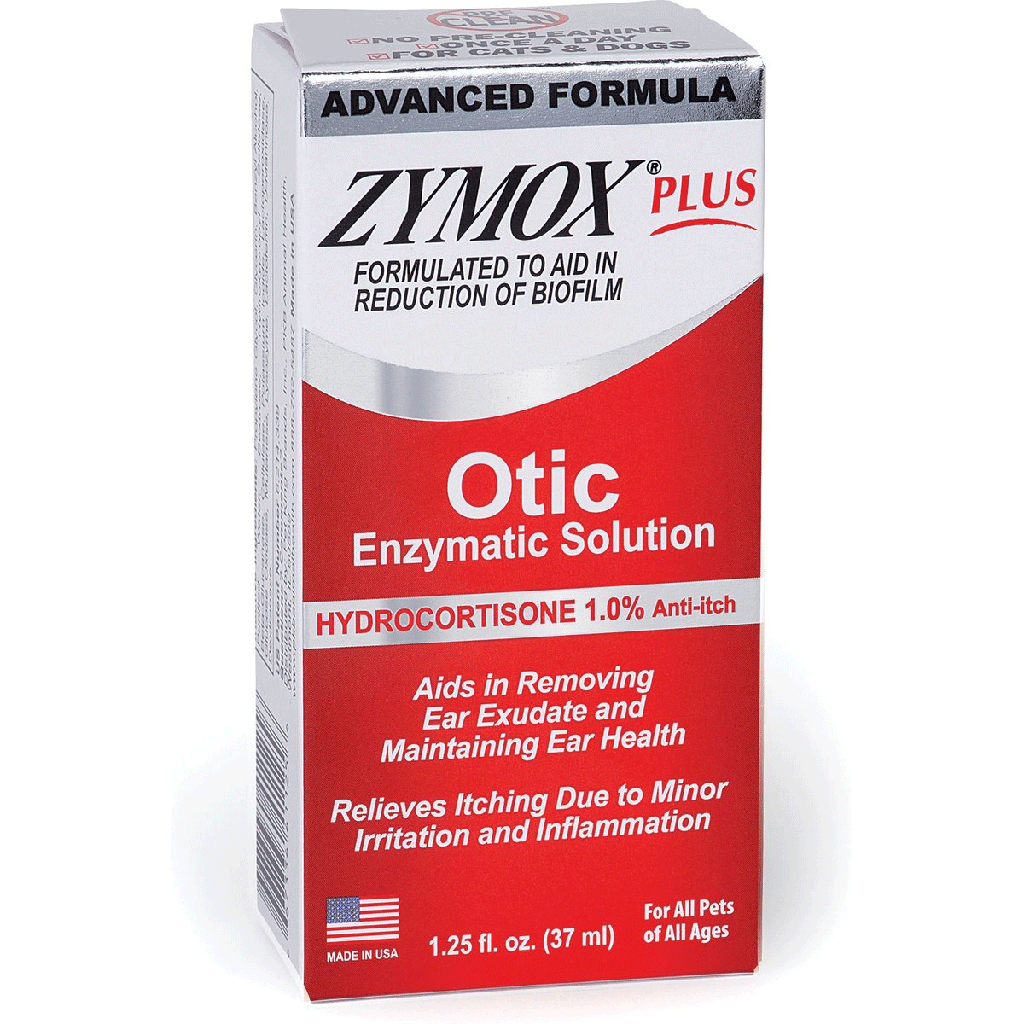 ZYMOX Plus Otic Solution w/1% HC 1.25oz