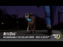 NITE IZE NiteDog Rechargeable LED Collar Cover Disc-O Select