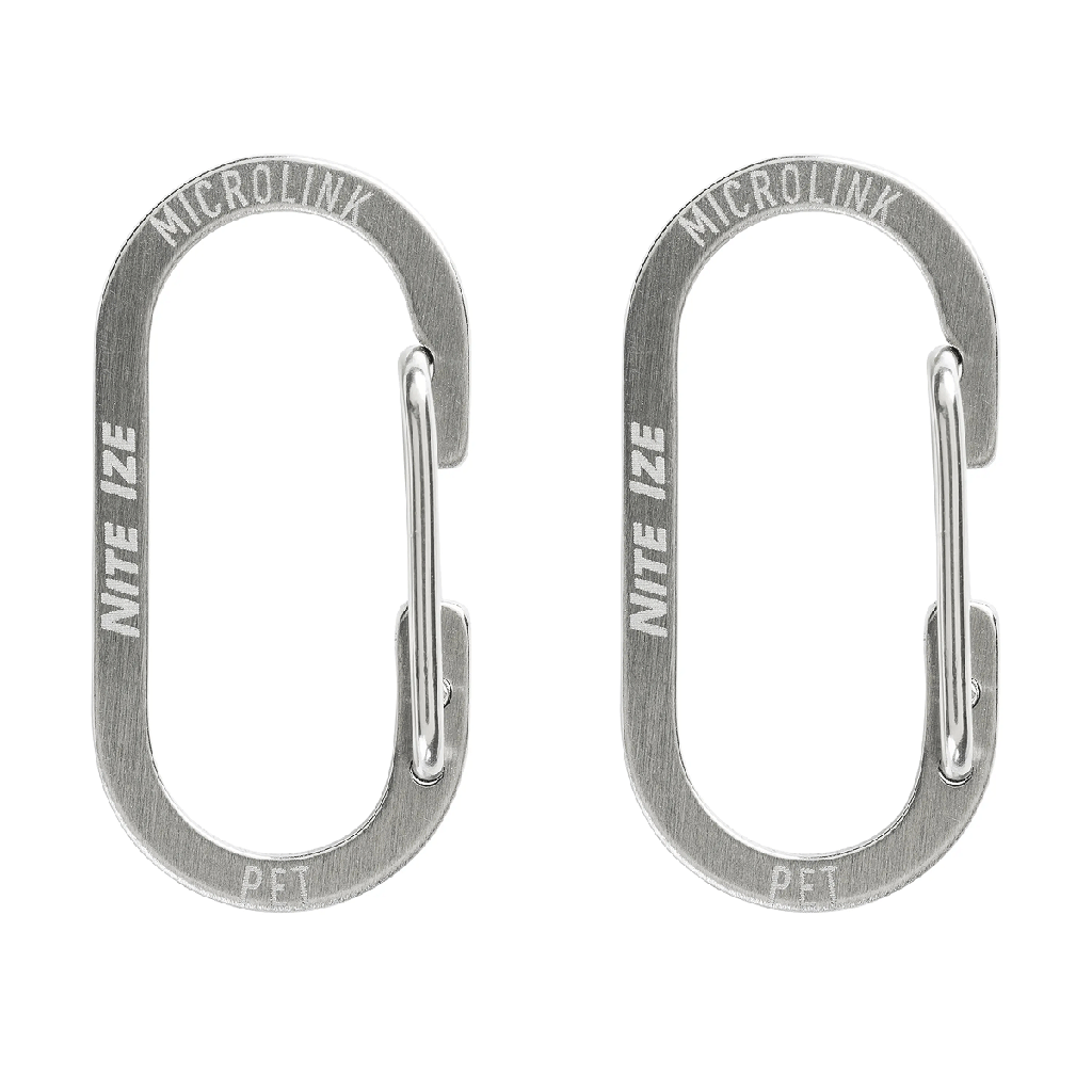 NITE IZE MicroLink Pet Tag Carabiner 2pk