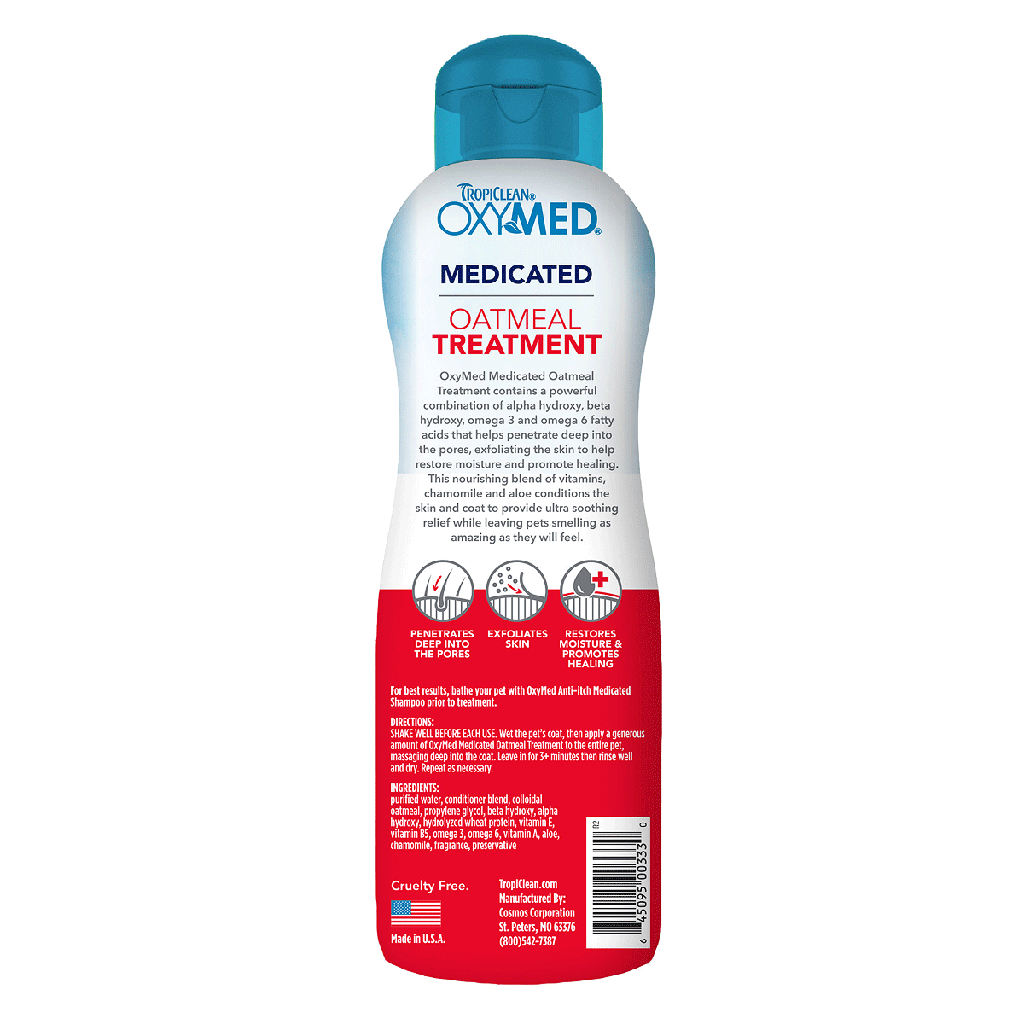 TROPICLEAN OxyMed Medicated Treatment 20oz