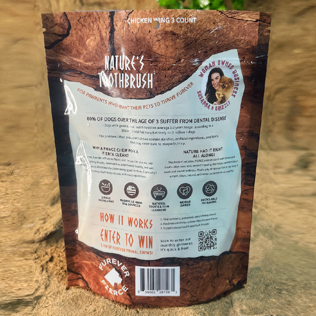 FUREVER PRIMAL Chicken Wing 3ct Bag 