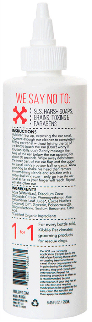 KIBBLE PET Ear Cleaner 8oz