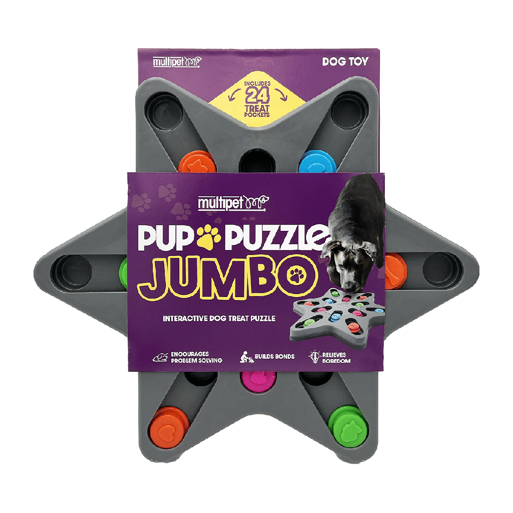 MULTIPET Pup Puzzle Jumbo Star 14"