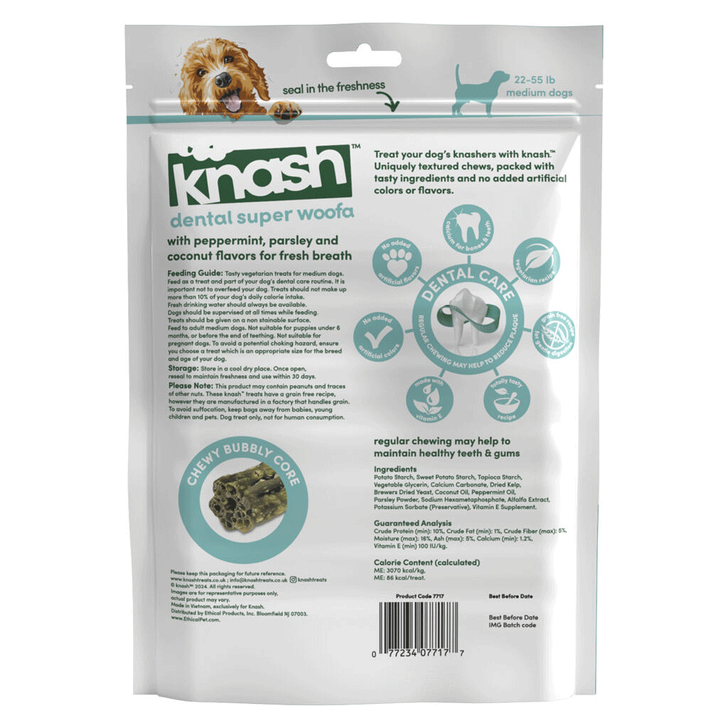 ETHICAL/SPOT Knash Super Woofa Medium 7pk