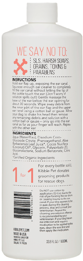 KIBBLE PET Ear Cleaner 1-Liter