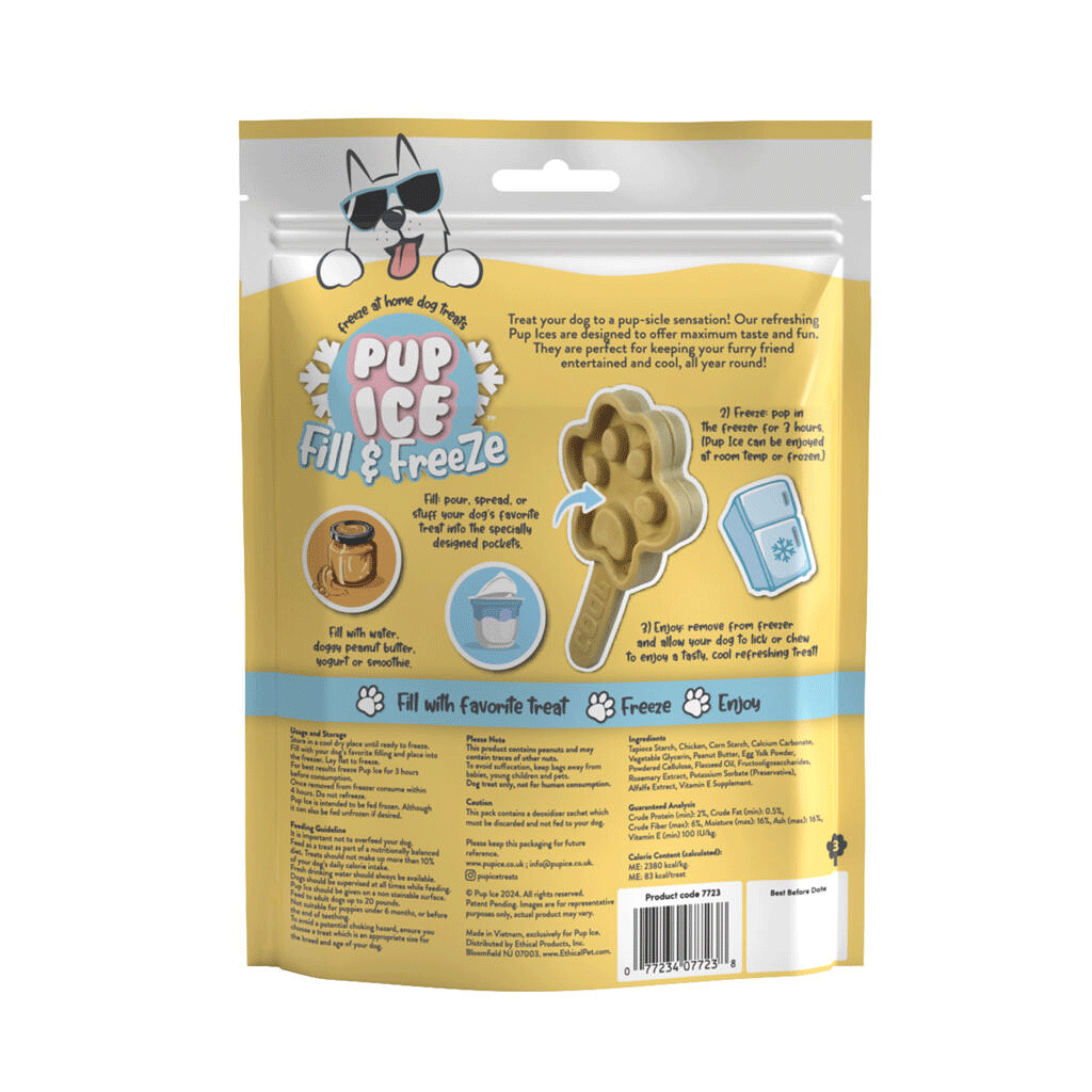 ETHICAL/SPOT Pup Ice Fill & Freeze Paw Small 3pk