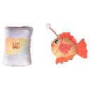 ETHICAL/SPOT Cat Gone Fishing 2pk