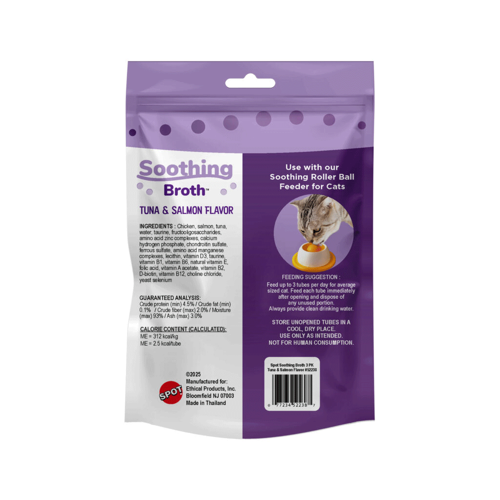 ETHICAL/SPOT Cat Soothing Broth Tuna/Salmon Flavor 3pk
