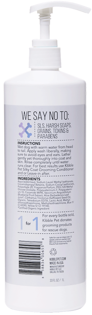 KIBBLE PET Brightening Silky Wash 1-Liter