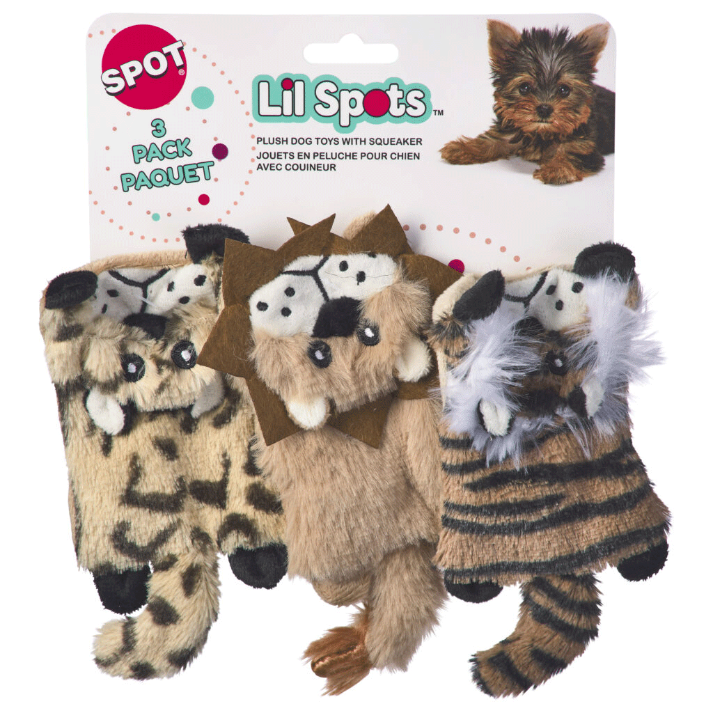 ETHICAL/SPOT Lil Spots Flat Cats 5" 2pk