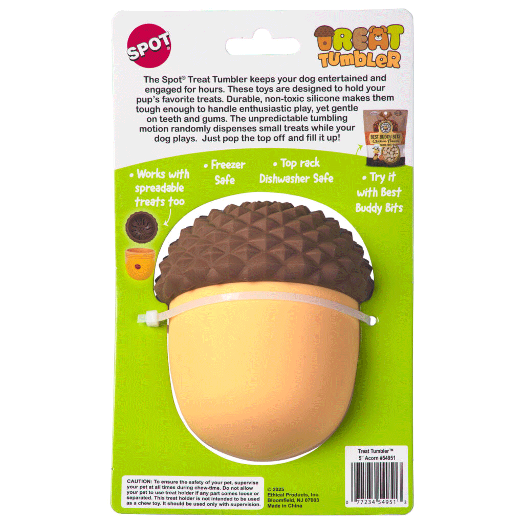 ETHICAL/SPOT Treat Tumbler Acorn 5"