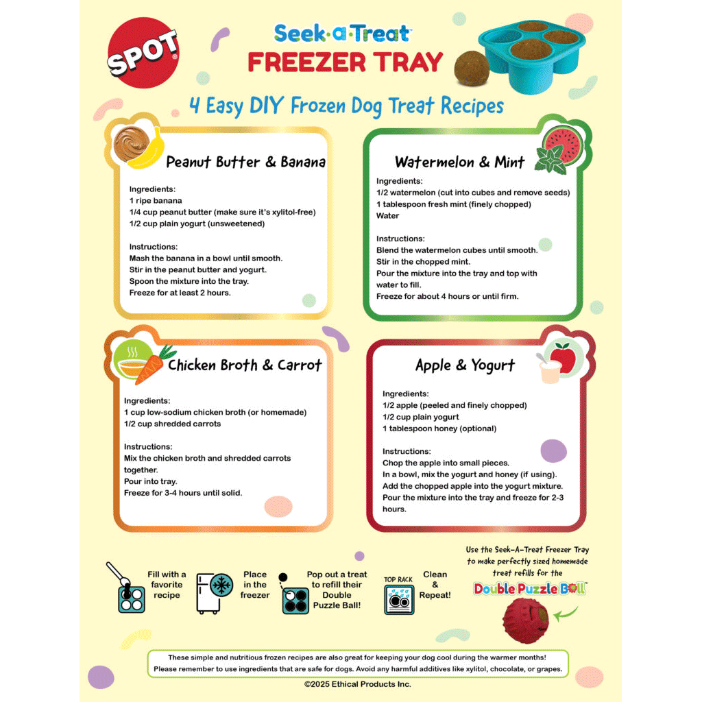 ETHICAL/SPOT Seek-A-Treat Freezer Tray 4.5"