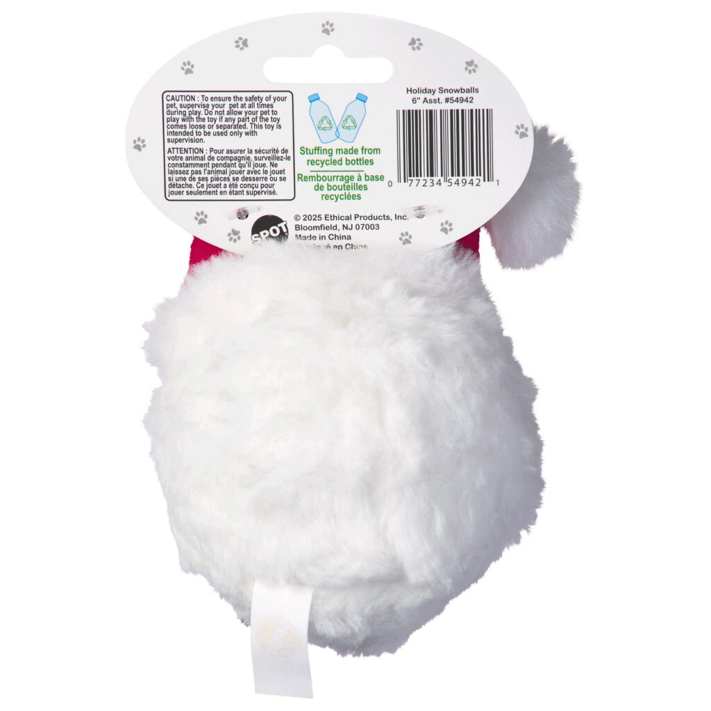 ETHICAL HOLIDAY Snowball 6"