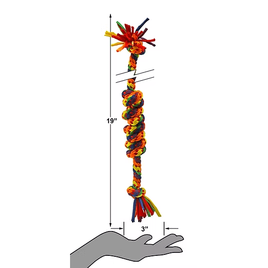 PETSPORT Kaleidoscope Knot Bar 19"