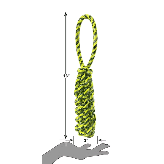 PETSPORT Twisted Chews-Floating Rope Bumper 15.5"