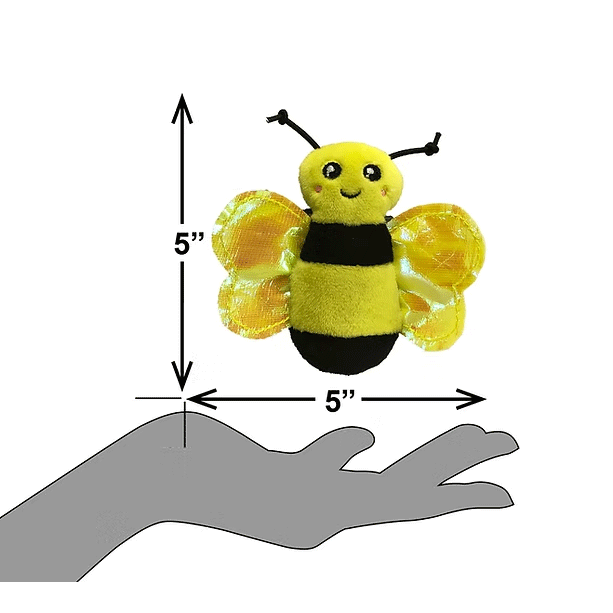 PETSPORT Catnip Crinkles - Bumble Bee 4.5"
