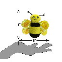 PETSPORT Catnip Crinkles - Bumble Bee 4.5"