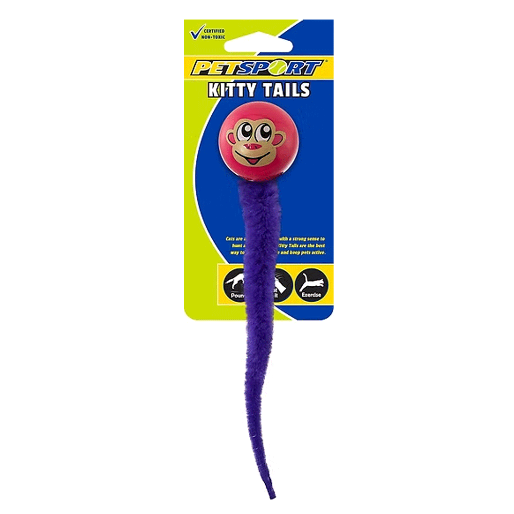 PETSPORT Kitty Tails 8" Asst.