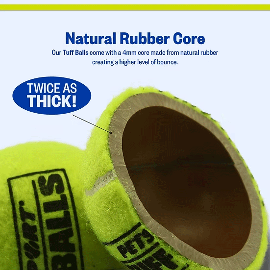 PETSPORT Jr. Tuff Balls 1.8" 2pk
