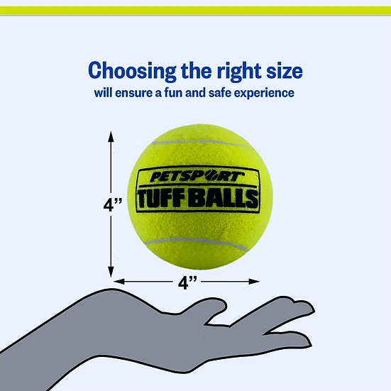 PETSPORT Giant Tuff Ball 4" 1pk