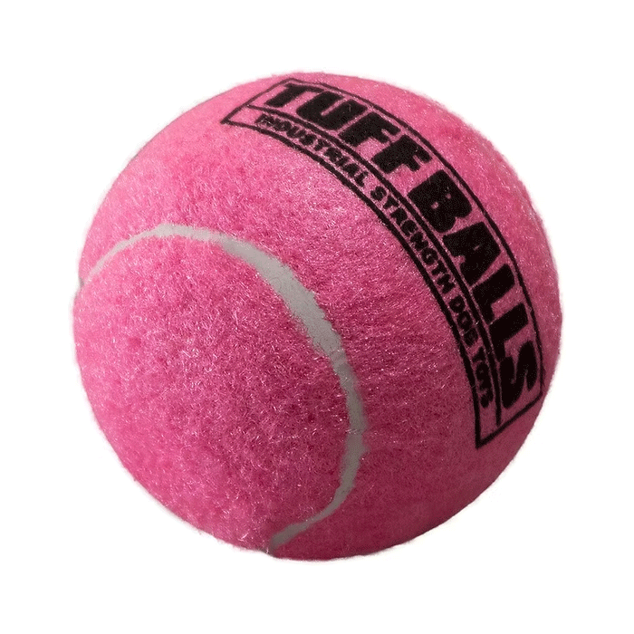 PETSPORT Pink Tuff Balls 2.5" 2pk