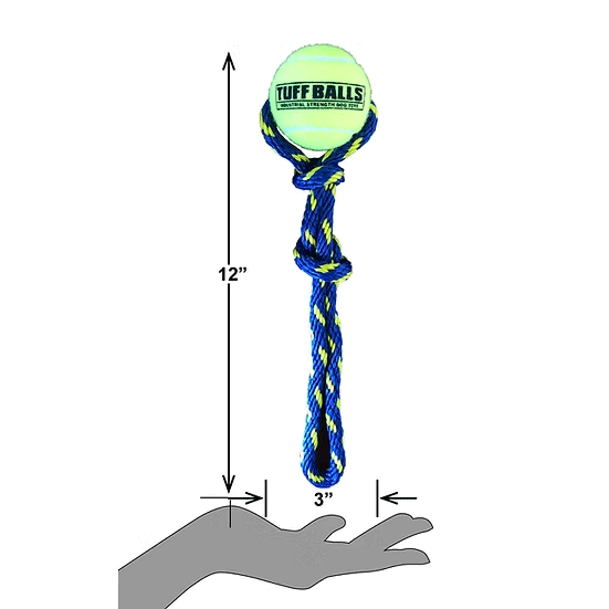 PETSPORT Fling Thing 12" Rope w/ 2.5" Tuff Ball