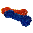PETSPORT Large Gorilla Spiky Bone 8"