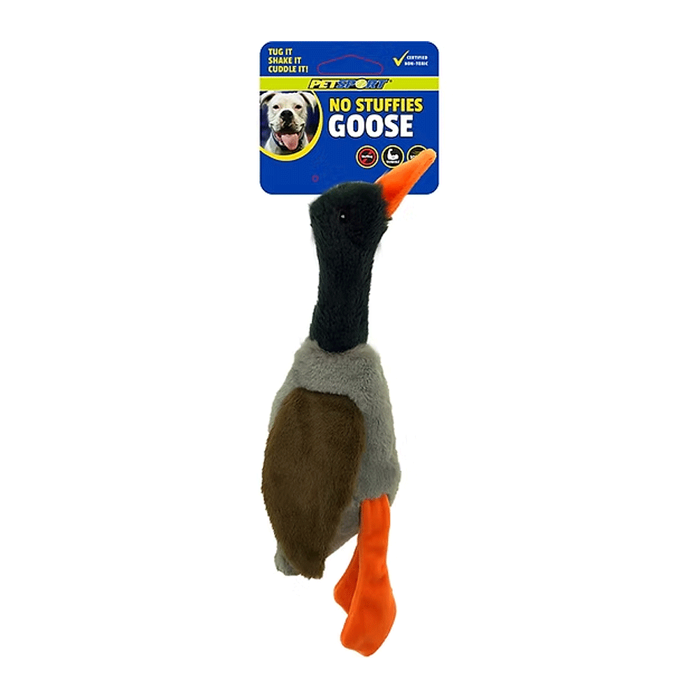PETSPORT No Stuffies Goose 15"