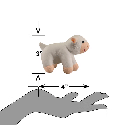 PETSPORT Tiny Tots Barn Buddy Lola Lamb 3"