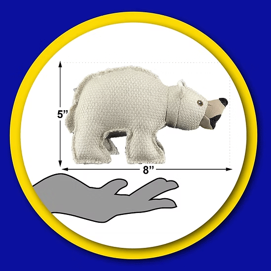PETSPORT Hemp Bear 9"  