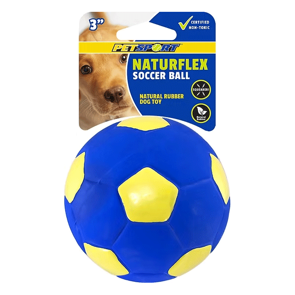 PETSPORT NaturFlex Soccer Ball 3"