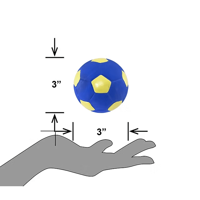 PETSPORT NaturFlex Soccer Ball 3"