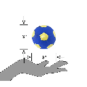 PETSPORT NaturFlex Soccer Ball 3"