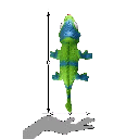 PETSPORT NaturFlex Large Chameleon 11.75"