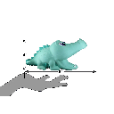 PETSPORT NaturFlex Babies Large Alligator 8.25"