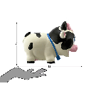 PETSPORT NaturFlex Jumbo Cow 12"