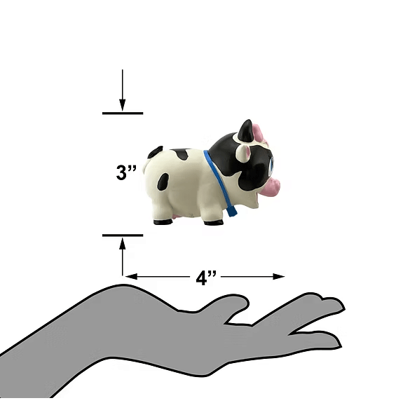 PETSPORT NaturFlex Tiny Tots Cow 3.5"