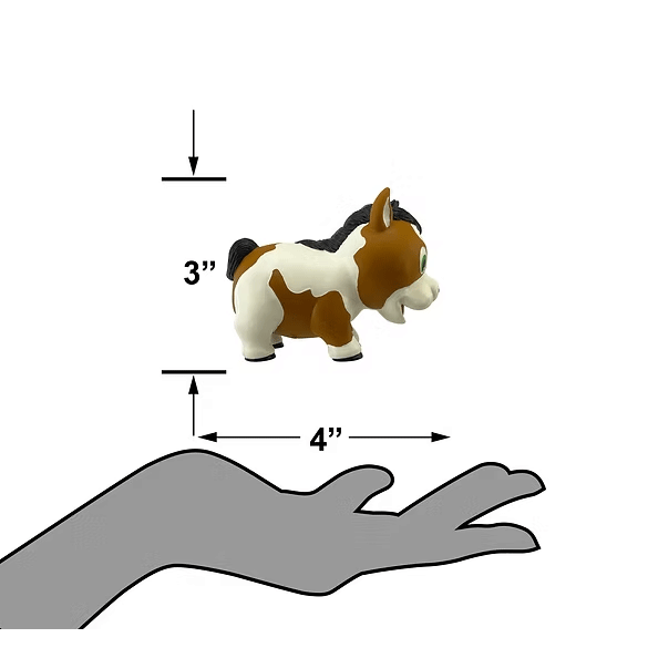PETSPORT NaturFlex Tiny Tots Horse 4"