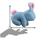 PETSPORT Shearling Fleece Bunny 8"