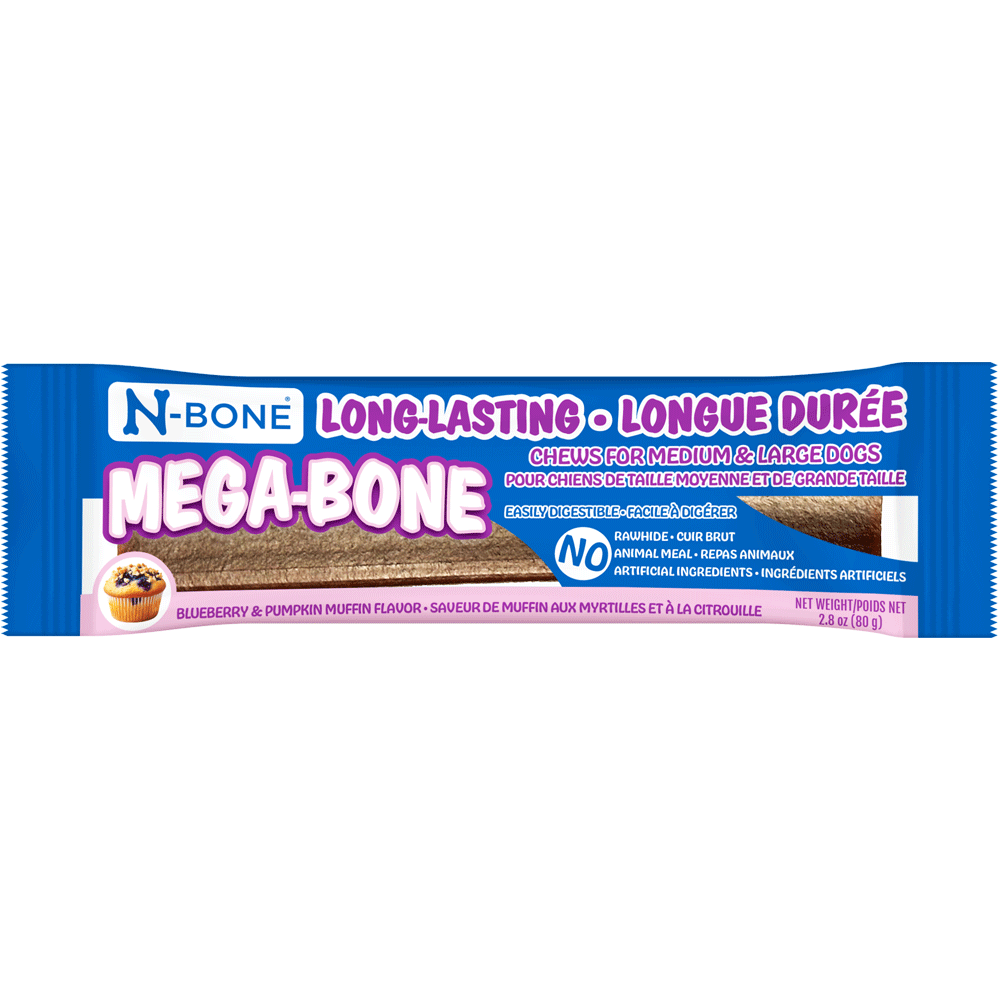 N-BONE Mega-Bone Blueberry & Pumpkin Muffin Display 20ct