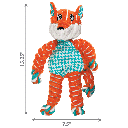 KONG Floppy Knots Fox M/L